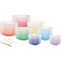Meinl Sonic Energy Crystal Singing Bowl Chakra Set Colour Frosted