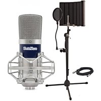 SubZero SZC-400 Kondensatormikrofon mit Studiozubehör & Reflexion-Filter