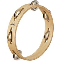 Nino by Meinl 8 Wood Tambourine 1 Row