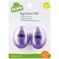 Nino by Meinl NINO540AU-2 Plastic Egg Shaker Pair Aubergine
