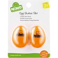 Nino by Meinl NINO540OR-2 Percussion Plastic Egg Shaker Pair Orange