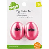 Nino by Meinl NINO540SP-2 Plastic Egg Shaker Pair Strawberry Pink