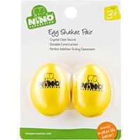 Nino by Meinl NINO540Y-2 Percussion Plastic Egg Shaker Pair Yellow