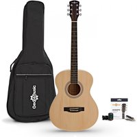 Student Acoustic Guitar & Accessory Pack by Gear4music Natural