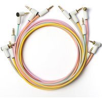 MyVolts Candycord Straight/Angle Minijack Cables 70cm 6 pack