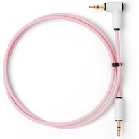 MyVolts Candycord Straight-Angled 3.5mm Cable 70cm Marshmallow Pink