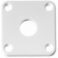 Allparts Jackplate for Electric Guitar White