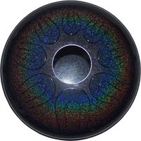 Idiopan 14 Dual Tone Steel Tongue Drum Onyx Rainbow