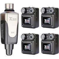 Xvive U4R4 Wireless In-Ear Monitor System with 4 Receivers