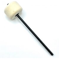 Danmar Bass Drum Pedal Beater - White Felt Black Shaft