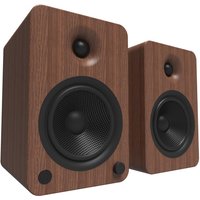 Kanto YU6 Powered Bookshelf Speakers Walnut