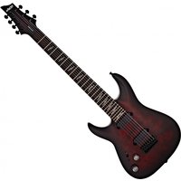 Schecter Omen Elite-7 Left Handed 7 String Black Cherry Burst