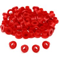 Danmar 50 Pack Nylon Tension Rod Washers Red