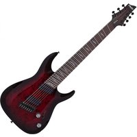 Schecter Omen Elite-7 MS 7 String Black Cherry Burst