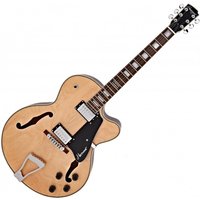 Hartwood Novella Hollowbody-Gitarre Natur