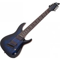 Schecter Omen Elite-8 MS See-Thru Blue Burst