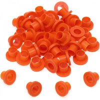 Danmar 100 Pack Nylon Tension Rod Washers Orange