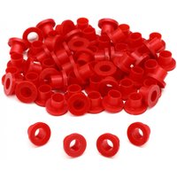 Danmar 100 Pack Nylon Tension Rod Washers Red