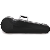 BAM LOpera Supreme Polycarbonate Violin Case Black & Silver Handle
