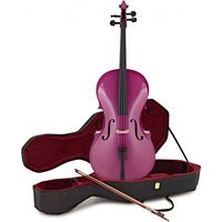 Student Full Size Cello with Case by Gear4music Purple - Nearly New