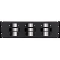 19" Rack Vented Faceplate 3U by Gear4music