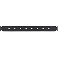 19" Rack 8 x 6.35mm Jack Faceplate 1U by Gear4music