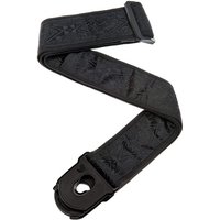 DAddario 50PLB01 Planet Lock Guitar Strap Black Satin