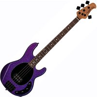 Sterling Stingray RAY34 Bass Purple Sparkle