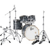 Gretsch Renown Maple 4pc Shell Pack & G5 H/W Set Silver Oyster Pearl