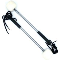 Chalklin Bass Nylon Shaft Thonged 65mm Solid Felt Mallets