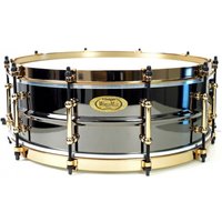 WorldMax 14" X 6.5" Black Brass Snare Drum Aztec Gold Hoops