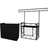 Equinox Complete Truss DJ Booth Matt Black