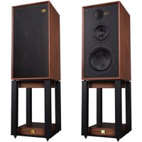 Wharfedale Linton Heritage Speakers with Matching Stands (Pair) Walnut
