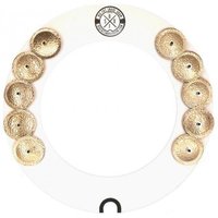 Big Fat Snare Drum Halo-Ring Snare-Bourine 14" White Copper