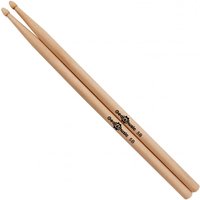 5B Wood Tip Maple Drumsticks by Gear4music