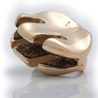 WMutes Metal Violin & Viola Practice Mute Bright Gold
