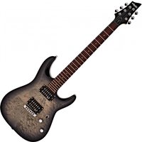 Schecter C-6 Plus Electric Guitar Charcoal Burst
