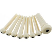 Fender Acoustic Bridge Pin Set Ivory with Black Dots