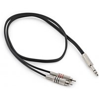 TRS 6.35mm Jack to RCA Phono Pro Cable 1m