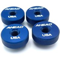 Ahead Speed Nut Cymbal Toppers 4 Pack Blue