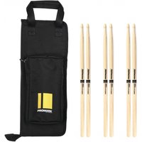 Promark Stick Bag & Classic Forward 5B Hickory Drumsticks Bundle