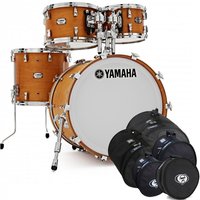 Yamaha Absolute Maple Hybrid 20" Shell Pack Vintage Nat w/Bag Set