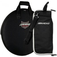 Ahead Deluxe Stick Bag & Cymbal Bag Bundle Black/Grey