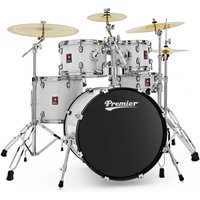 Premier Revolution 20" 5pc Drum Kit Bundle White