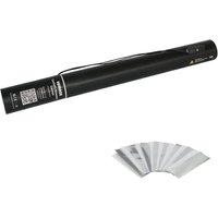 50cm Electric Confetti Cannon White/Silver