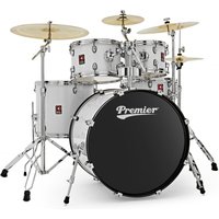 Premier Revolution 22" 5pc Drum Kit Bundle White