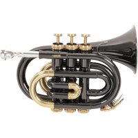 Roy Benson PT101K Pocket Trumpet Black and Gold