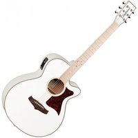 Tanglewood Winterleaf TW4CEBLW Super Folk Whitsunday White Gloss
