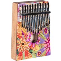 Sela Art Series Kalimba 17 Flower Power