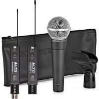 Shure SM58 with Alto Professional Stealth 1 UHF XLR Wireless System